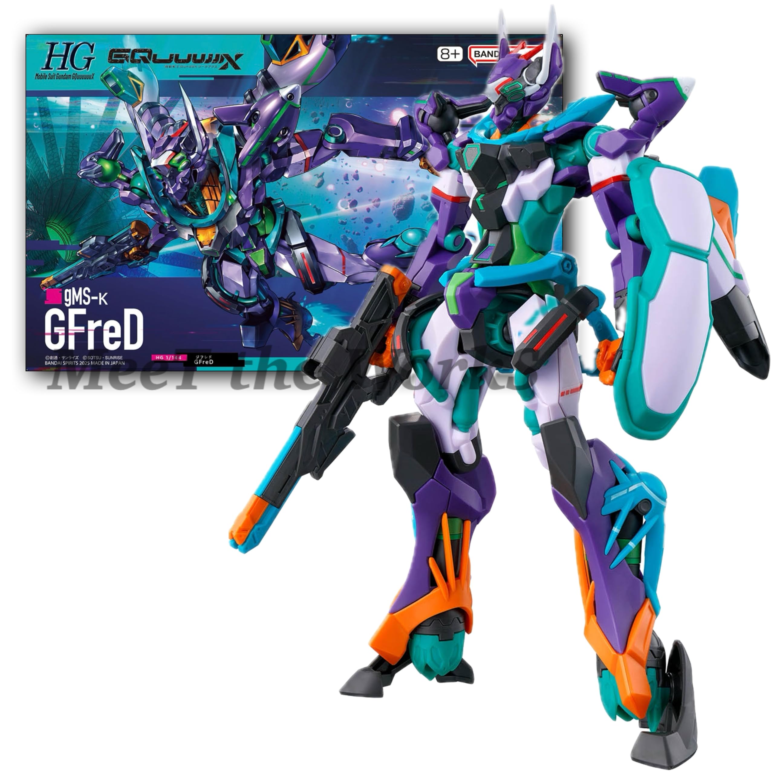 【HG】1/144 GFreD ジフレド 機動戦士 GQuuuuuuX ジークアクス プラモデル商品画像