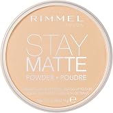 Rimmel London Stay Matte - 011 Creamy Natural - Pressed Powder, Lightweight, High Coverage, Shine Control, 0.49oz