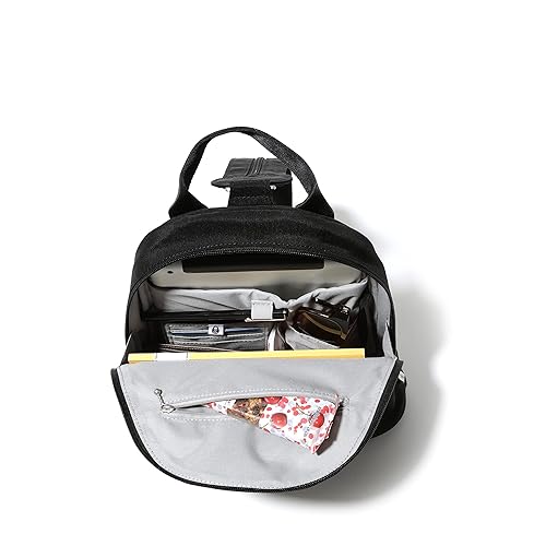 Baggallini Naples Convertible Small Daypack Sling Crossbody, Black - Main Image