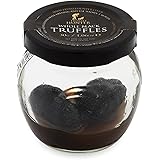 TruffleHunter Whole Black Truffles (Tuber Aestivum) Preserved in Brine (1.06 Oz) - Truffle Mushroom Gourmet Food - Vegan Vege