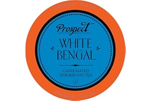 Prospect Tea Co. White Bengal Darjeeling Tea Pods Compatible with K Cup Brewers Including 2.0, 40 Count