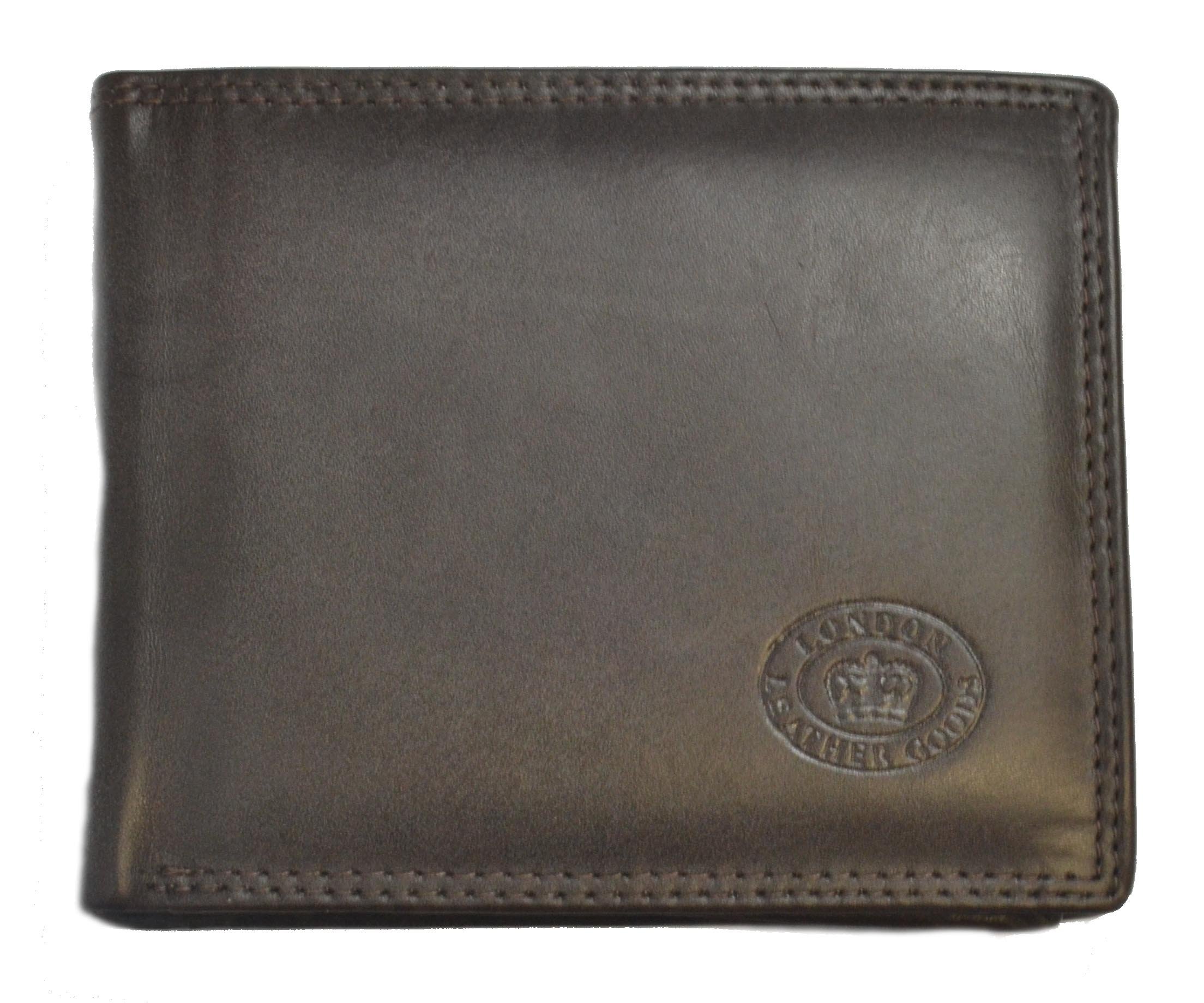 Gents Leather Wallet (1039)-DrkBrn