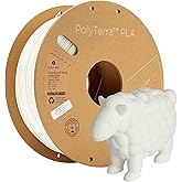 Polymaker Matte PLA Filament 1.75mm, 1kg, Cotton White | High Speed 3D Filament Fits Most FDM Printers, Up to 500mm/s, Easy&amp;Clog-Free, Neatly Wound, &plusmn;0.02mm, Offering High Strength