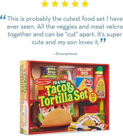 melissa and doug fill and fold taco