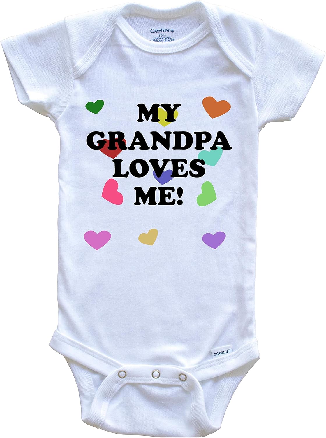 My Grandpa Loves Me Cute Grandchild Baby