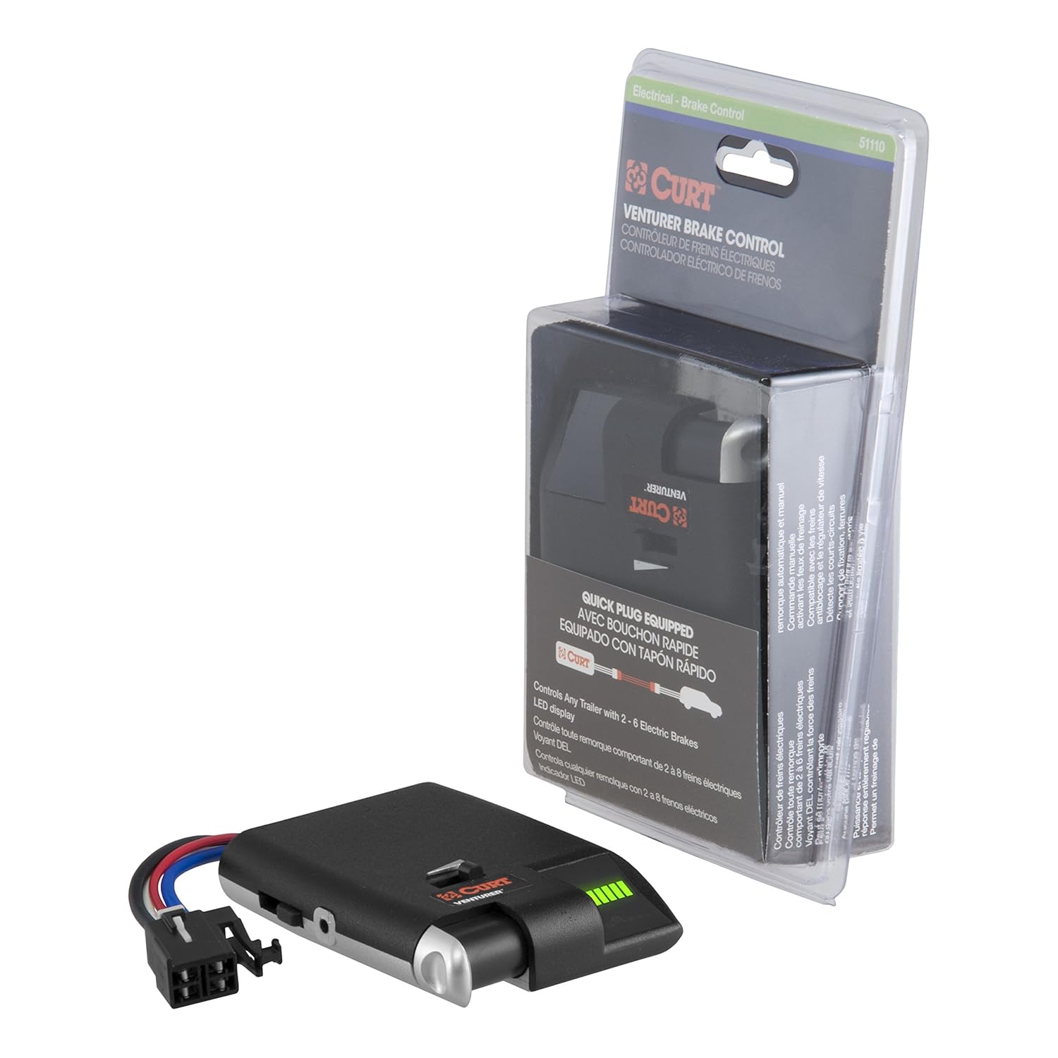 Ridgeline 51393 & 51110 CURT Venturer Electric Brake Controller