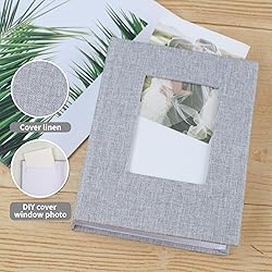 vivinin 2 Pack Photo Album 4x6, Linen Cover Photo