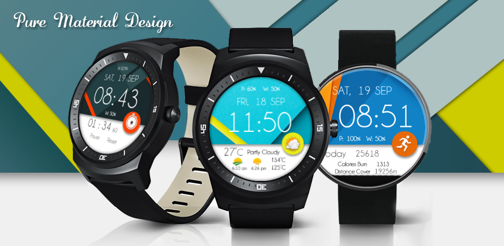 Pure Material Design Interactive Watch Face - medicalbooks.filipinodoctors.org