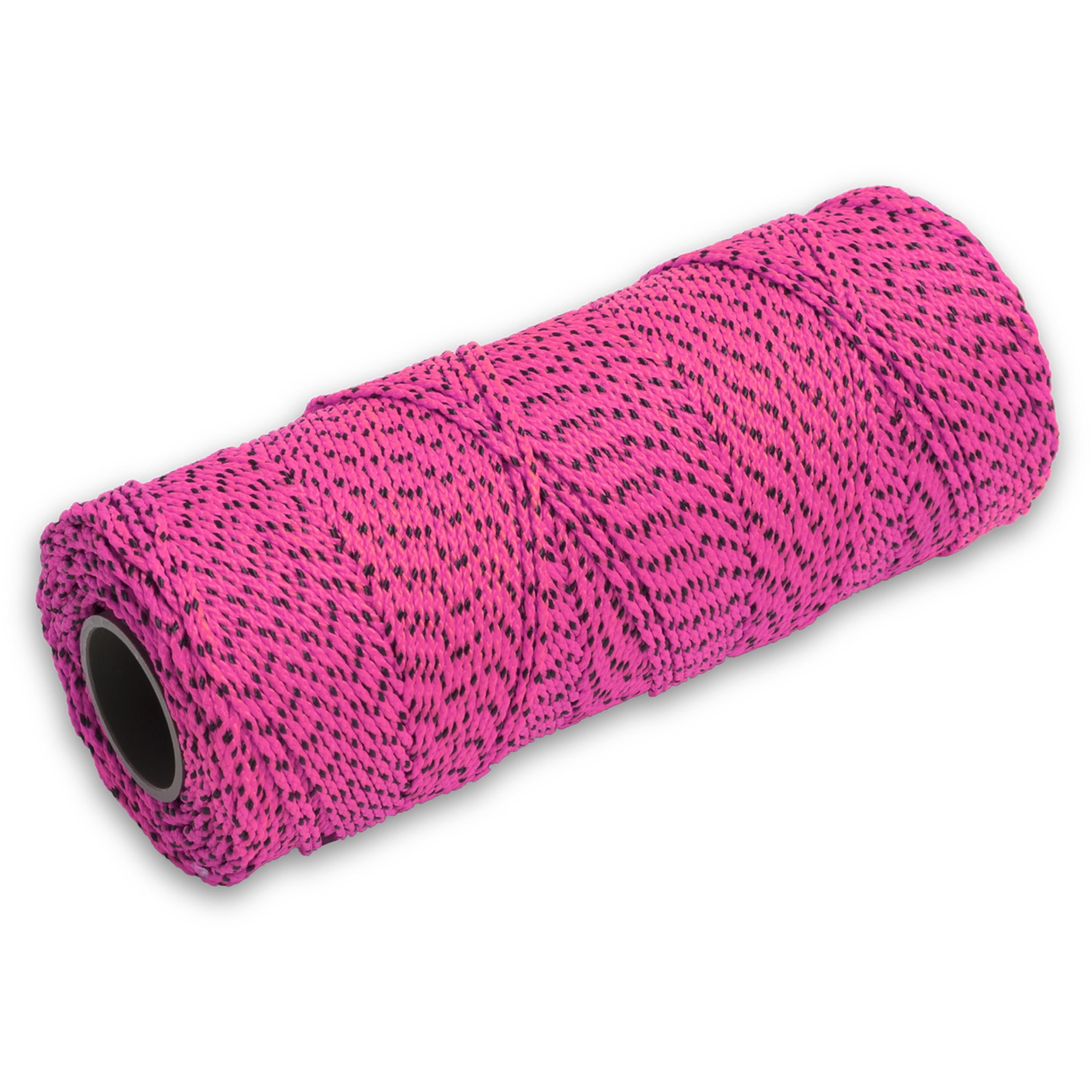 Marshalltown Masonry Line, Bonded Nylon, Pink & Black, 500 Foot, 18 Line Size, Masons and Archaeology. Made in The USA, ML615