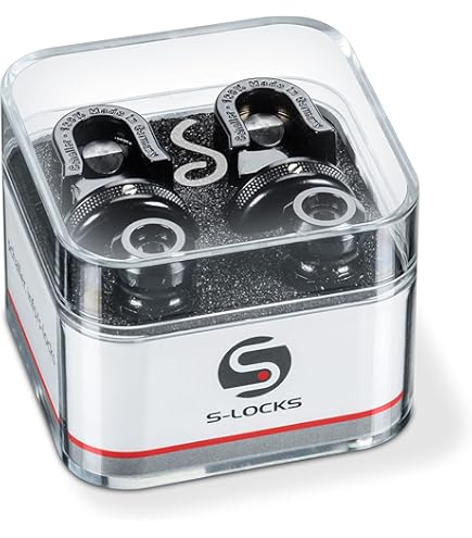 Amazon.com: Schaller S Locks Guitar Strap Locks and Buttons