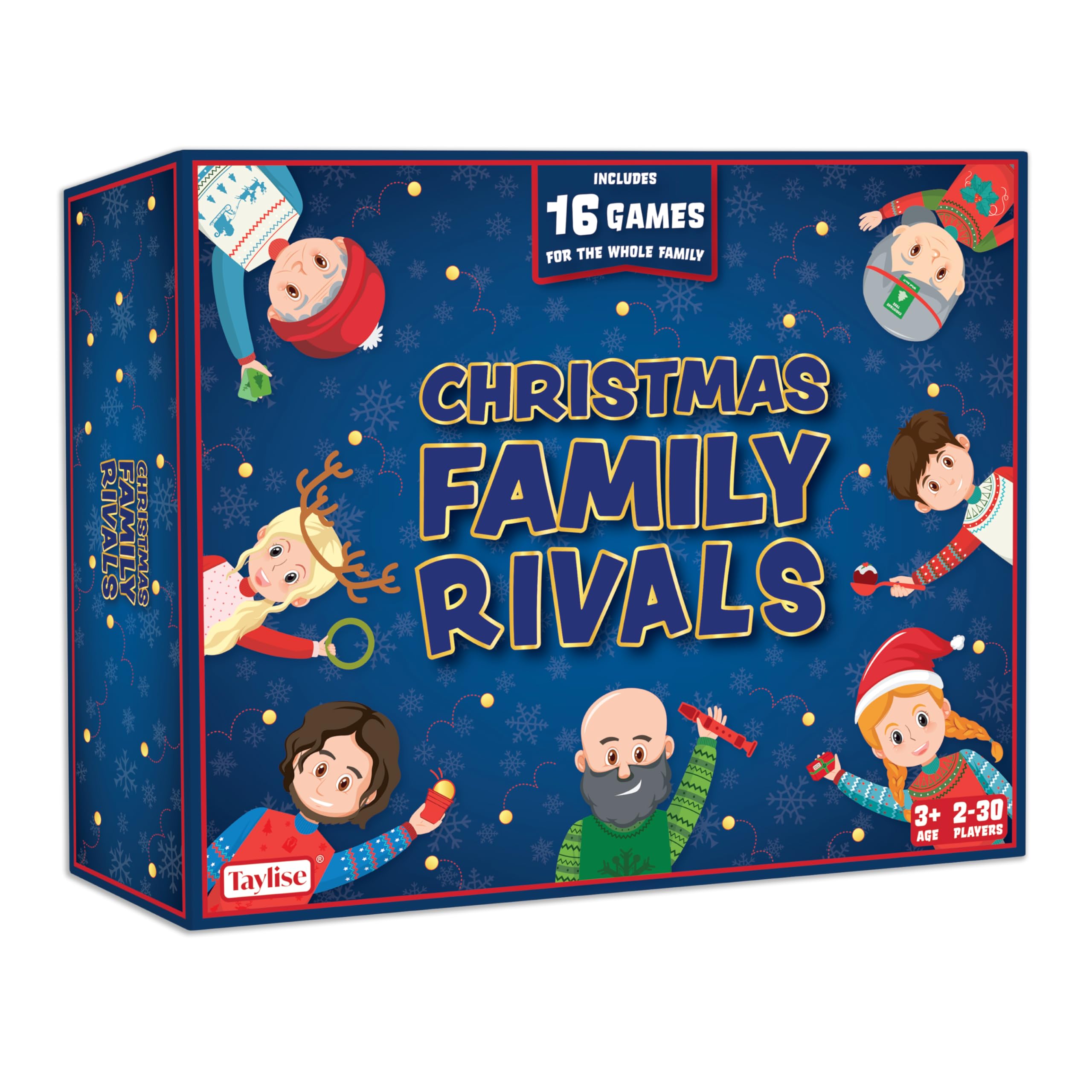 Christmas Family Rivals – 16 CHRISTMAS GAMES - For Children, Family, Kids, Christmas Party, Christmas Family Game, Family Board Game, Christmas eve box fillers, Christmas stocking fillers