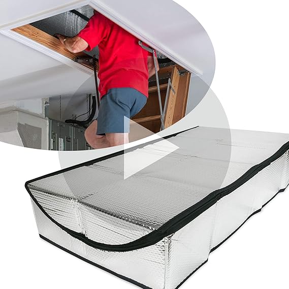 Insulating Attic Stair Cover (25" x 54" x 11") MPET Attic Door Cover