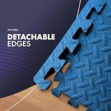 KAYMAN Gym Floor Nonslip Interlocking EVA Foam Mats 60x60cm Blue 16 Pack view 5
