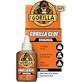 Gorilla Glue Original, 100% Waterproof, Indoor & Outdoor, Polyurethane Glue, Versatile Bonding Adhesive, Easy Application Noz