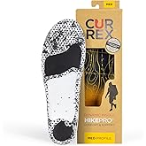 CURREX HikePro Insoles for Hiking Boots & Shoes – Shock Absorbing Inserts to Help Reduce Fatigue and Increase Performance – Anti-Slip Heel Surface for Stability – for Men & Women – Low Arch, Small