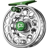 Piscifun Sword Fly Fishing Reel, CNC-Machined Aluminum Alloy Fly Reel | Lightweight Aluminum Alloy Design, Corrosion Resistance Design, Pre-Loaded with Fly Line, Smooth Drag System