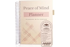 Planners with Purpose End of Life Planner - Guided Final Arrangements When I'm Gone Workbook Organizer Notebook for Beneficiary Info, Will Preparation, Last Wishes, Funeral Planning - Peace of Mind B5