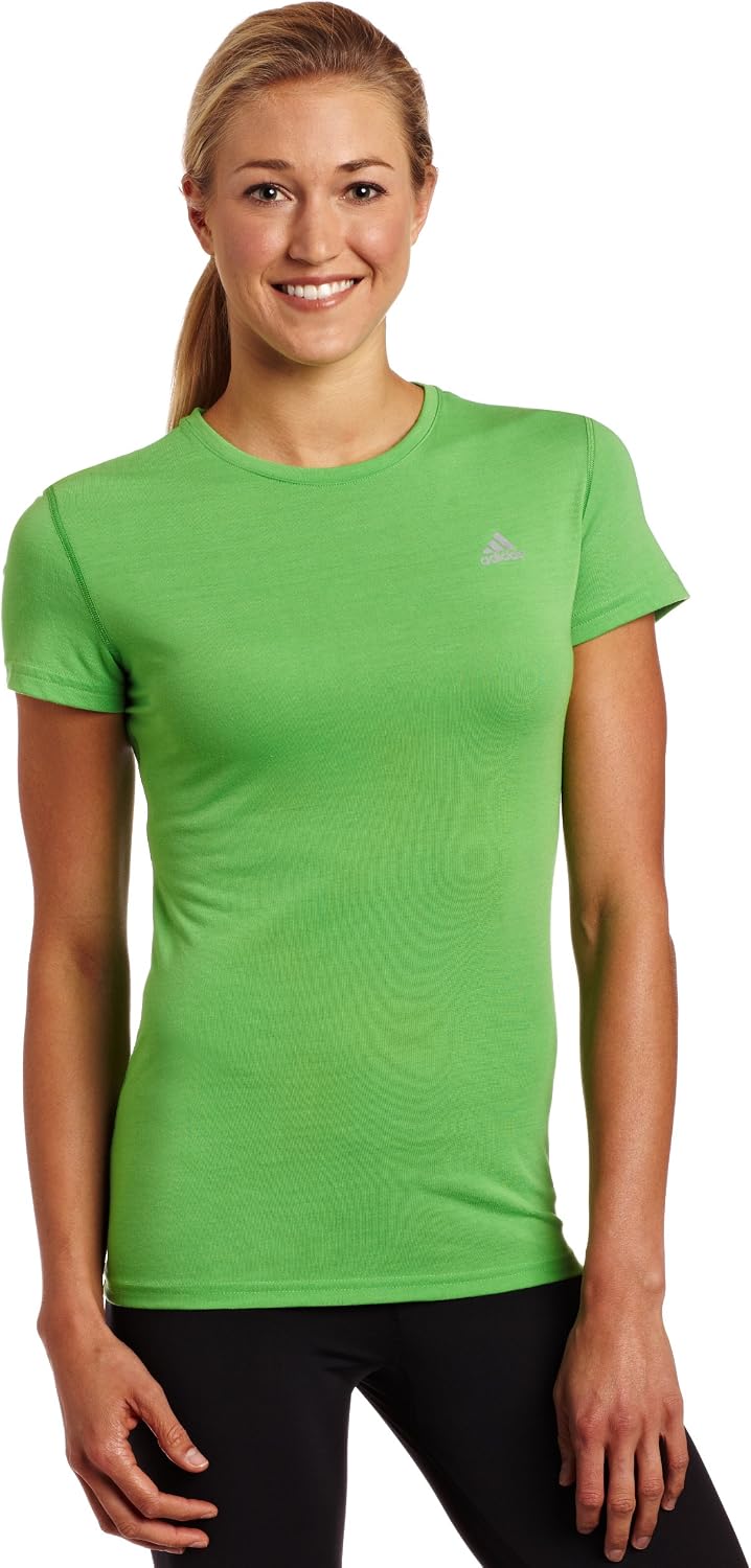 womens green adidas top