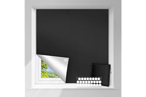 Портативные затемненные шторы Keeswin, затемненные шторы размером 118 x 57 дюймов для путешествий, которые можно свободно резать, временные затемненные шторы без сверления для