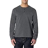 Amazon Essentials (Demi's Pick) Men's Relaxed-Fit Long Sleeve Henley