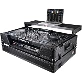 ProX XS-XDJXZWLTBL ATA Flight Case ATA Flight Case For Pioneer XDJ-XZ DJ Controller with Laptop Shelf 1U Rack Space and Wheels - Black