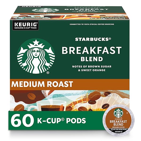 STARBUCKS K-CUP COFFEE PODS, MEDIUM ROAST HOT OR...