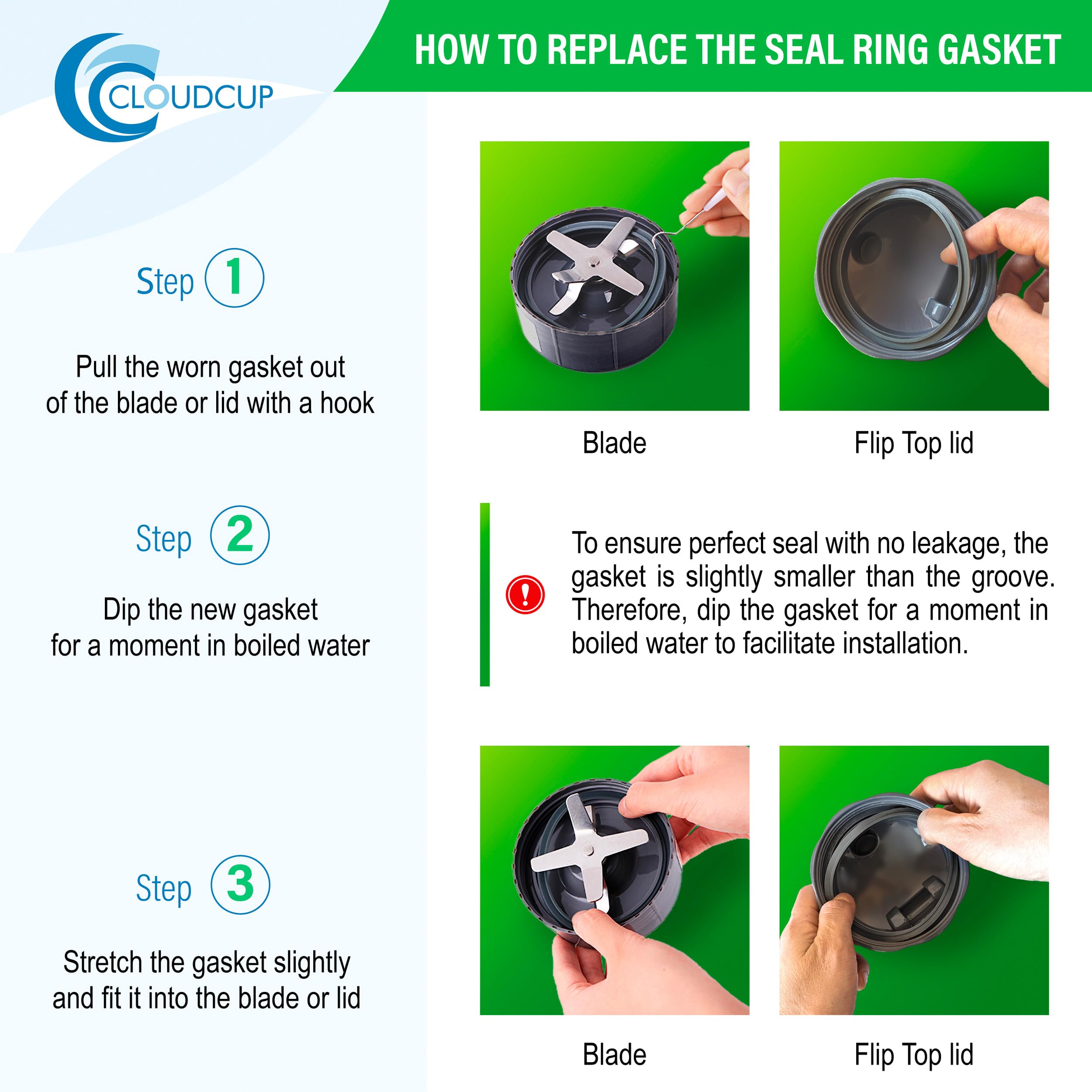 Gasket Replacement Rubber Ring Seal Rings Gaskets Part for Nutribullet Replacement Parts Accessories Blender 900 Series 600W and 900W