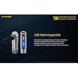 Nitecore Tiki LE Keychain Flashlight, 300 Lumens