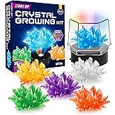 BenBen Crystal Growing Kit, 6 Crystals Lamp DIY Set, Science Kits for Kids Age 8-12, Crystal Making Science Experiments, Educational Toys for Girls & Boys, Birthday Valentines Gift Ideas
