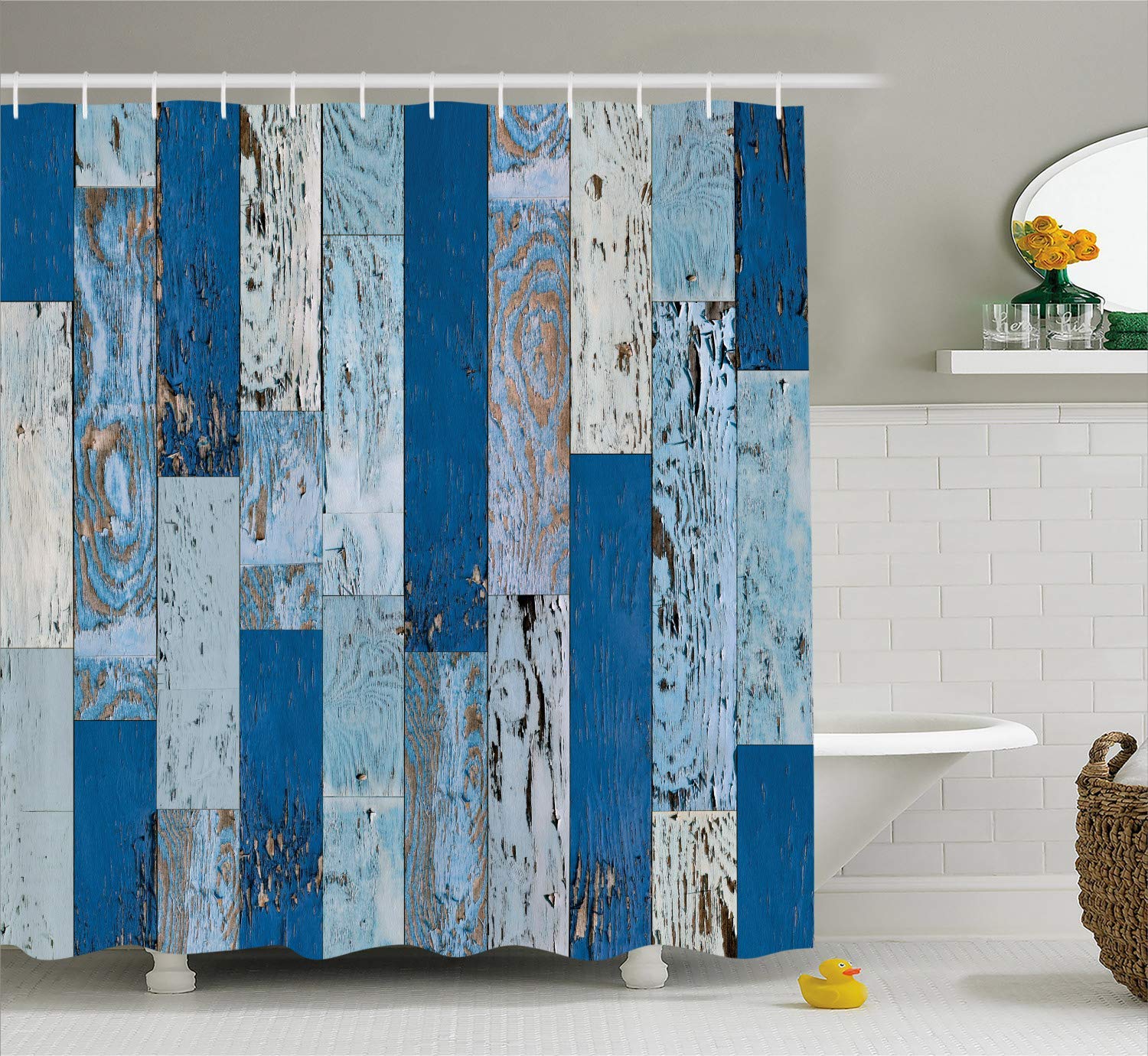 Amazon Com Abaysto Wood Print Old Rough Wooden Planks With