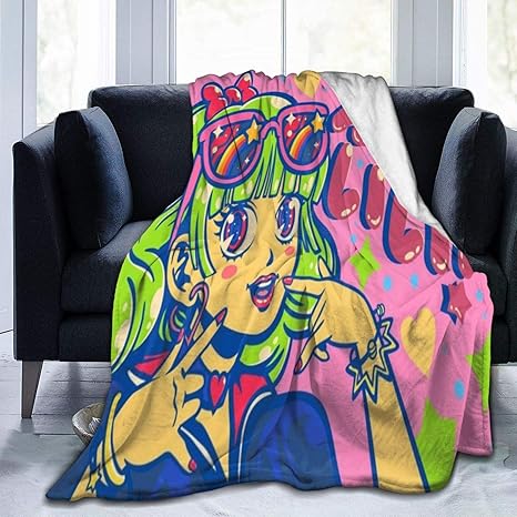 Amazon Co Jp 毛布 シングル ポップアートカワイイアイドルガール大きな光沢のある目で日本のひらがな文字で笑うテキスト意味ラブリー 寝具 153cmx4cm ホーム キッチン Amazon Co Jp 毛布 シングル ポップアートカワイイアイドルガール大きな光沢のある目で日本のひらがな文字で笑うテキスト意味ラブリー 寝具 153cmx4cm ホーム キッチン