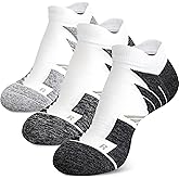 Hylaea No Show Running Athletic Anti-Blister Wicking Coolmax Socks, Seamless Anti-odor