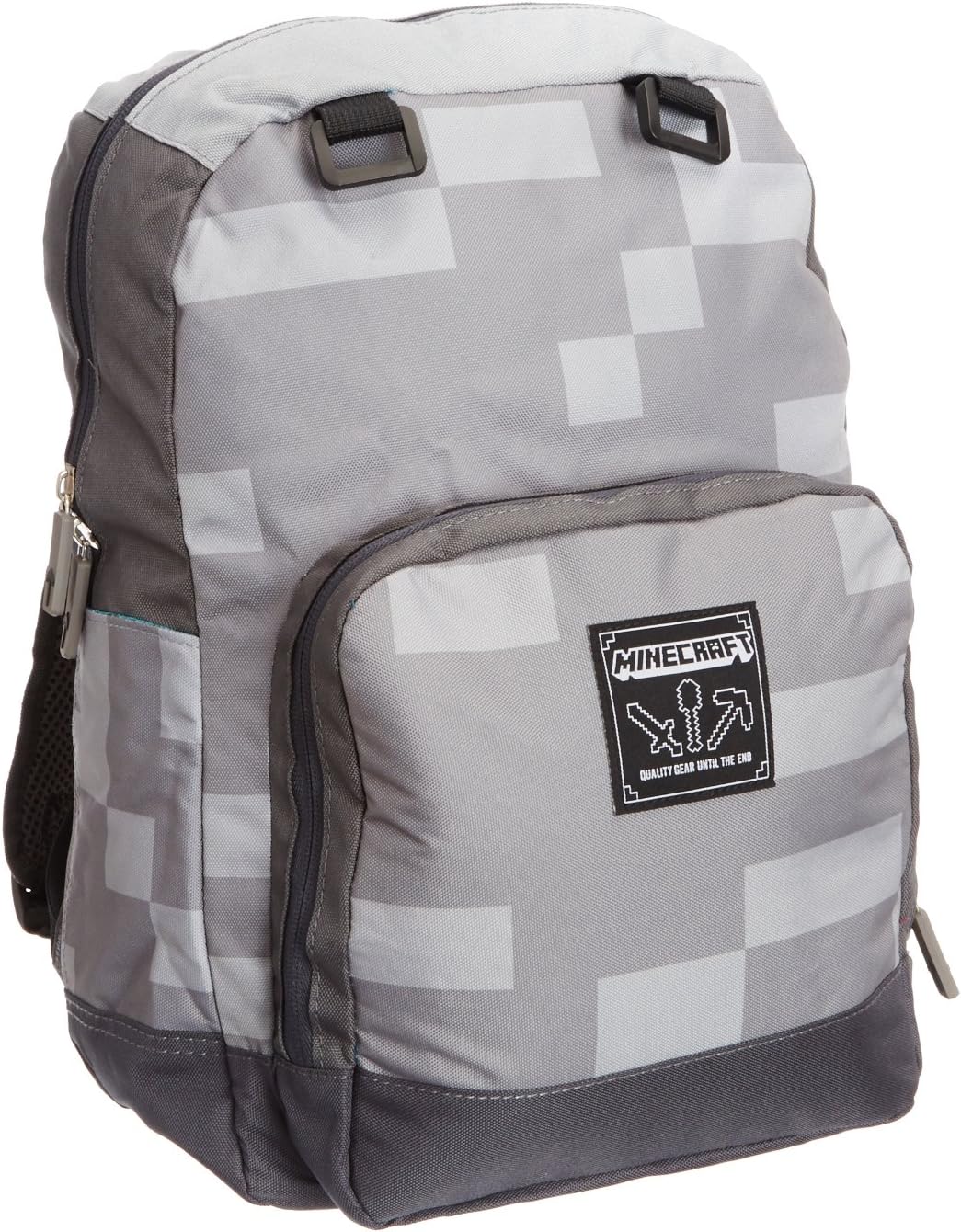 Minecraft Rucksack Stone Block Design 42x30x18cm grau Amazon.de Spielzeug