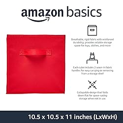 Amazon Basics Cube Organizer Storage Bins
