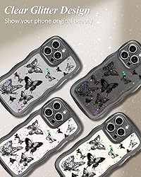 Likiyami for iPhone 15 Pro Case 6.1" - Wave Frame
