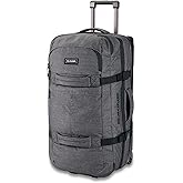 Dakine Split Roller Bag 85L - Carbon, One Size | 85L 2-wheel luggage, split-level organization, Split-Wing collapsible brace, lockable YKK zippers, urethane wheels, recycled