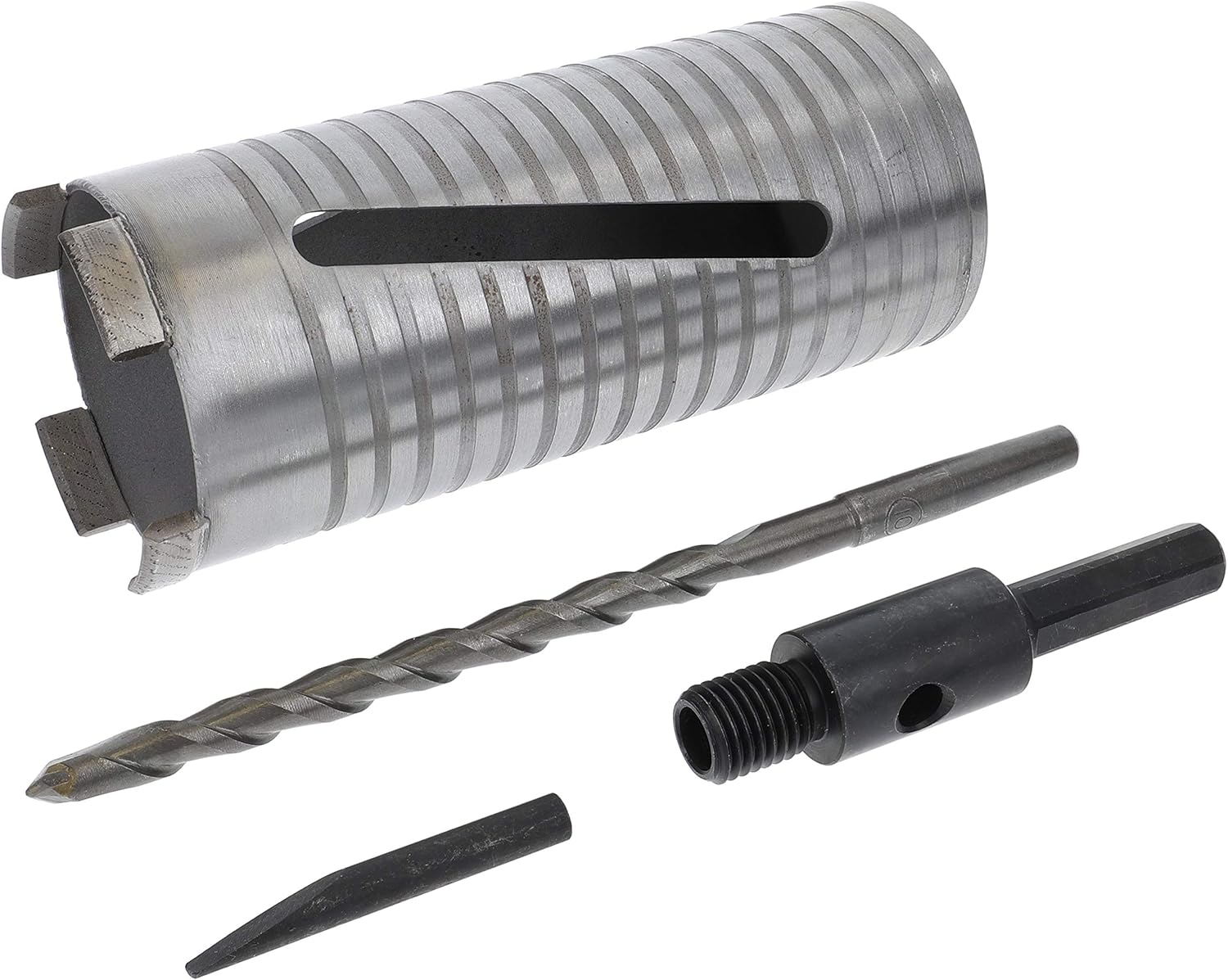 PRODIAMANT diamond core bit ø 72mm effective length 150mm with hexagon adapter laser welded for dry drilling in concrete