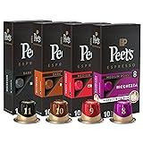 Peet's Coffee, Dark and Medium Roast Espresso