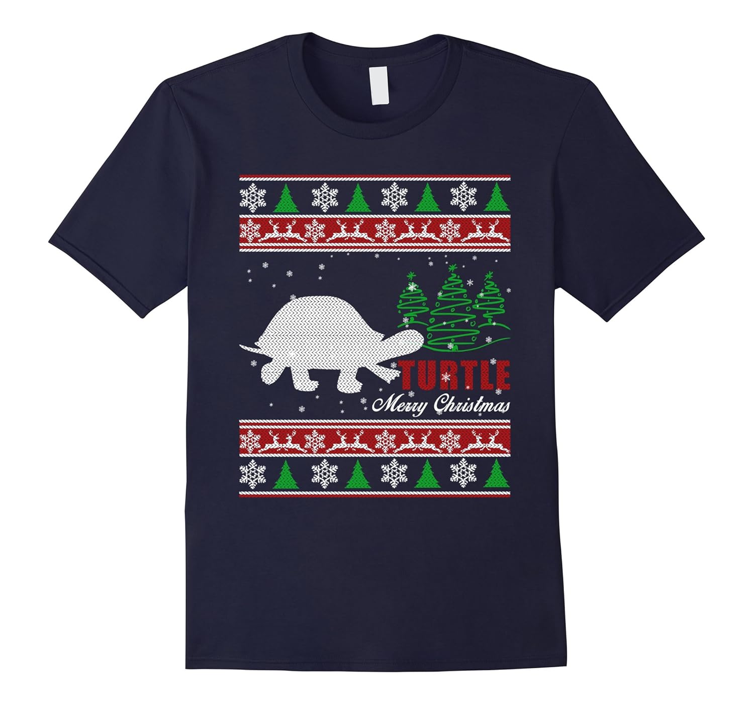 Love Turtle Shirt - Turtle Ugly Christmas Tee Shirt-ANZ