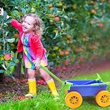 deAO Pull Along Kids Wagon Wheelbarrow Garden Play Set with 10 Accessories view 8