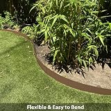 CORE EDGE Anthracite Lawn Edging 100mm Face Steel Garden Border Flexible view 6