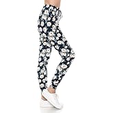 Leggings Depot Women's High Waisted Skull & Halloween Print Leggings