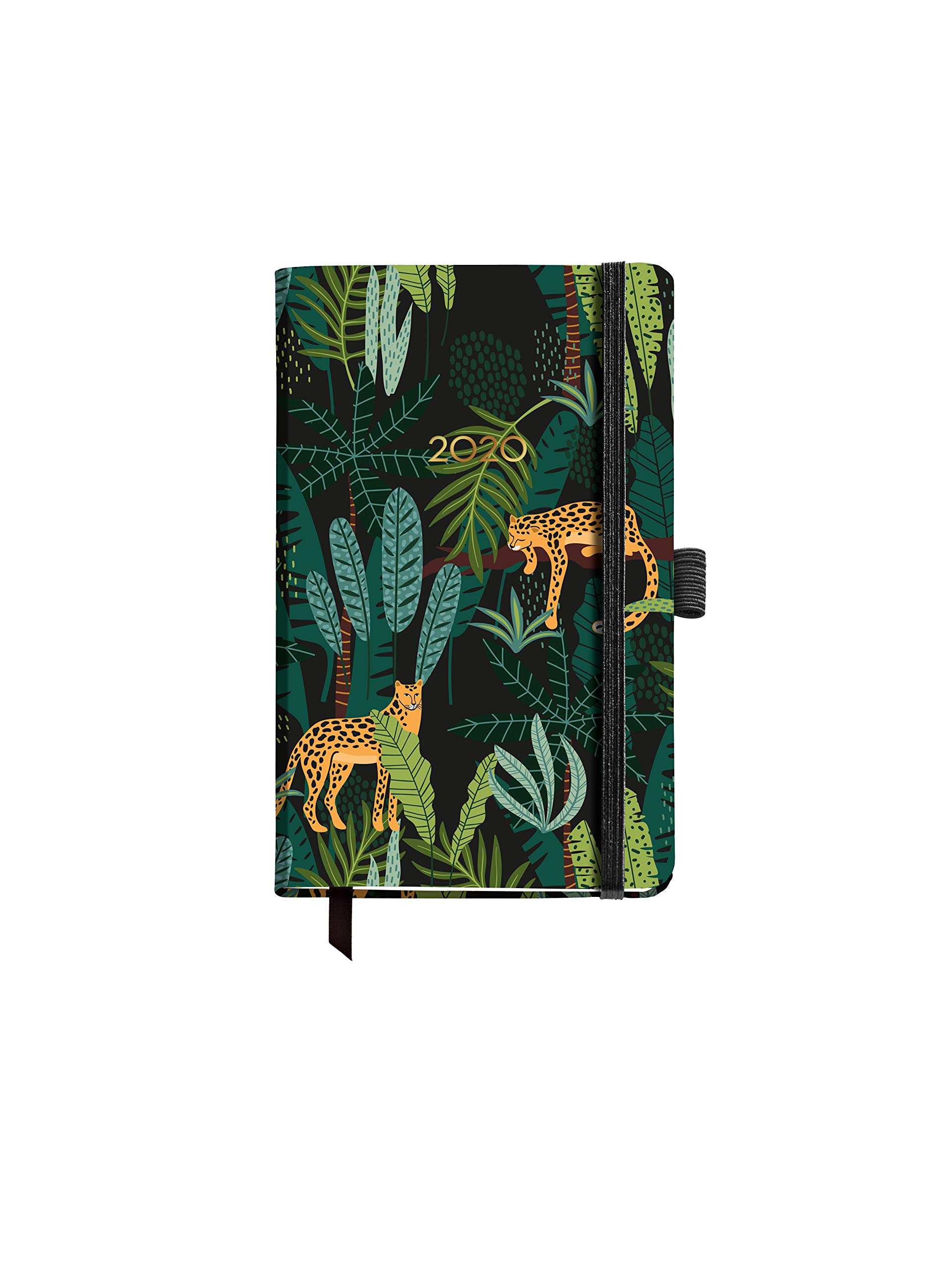 Miquelrius 31508 – 2020 Diary, Day Page (90 x 140 mm), Pocket, Jungle, Spanish