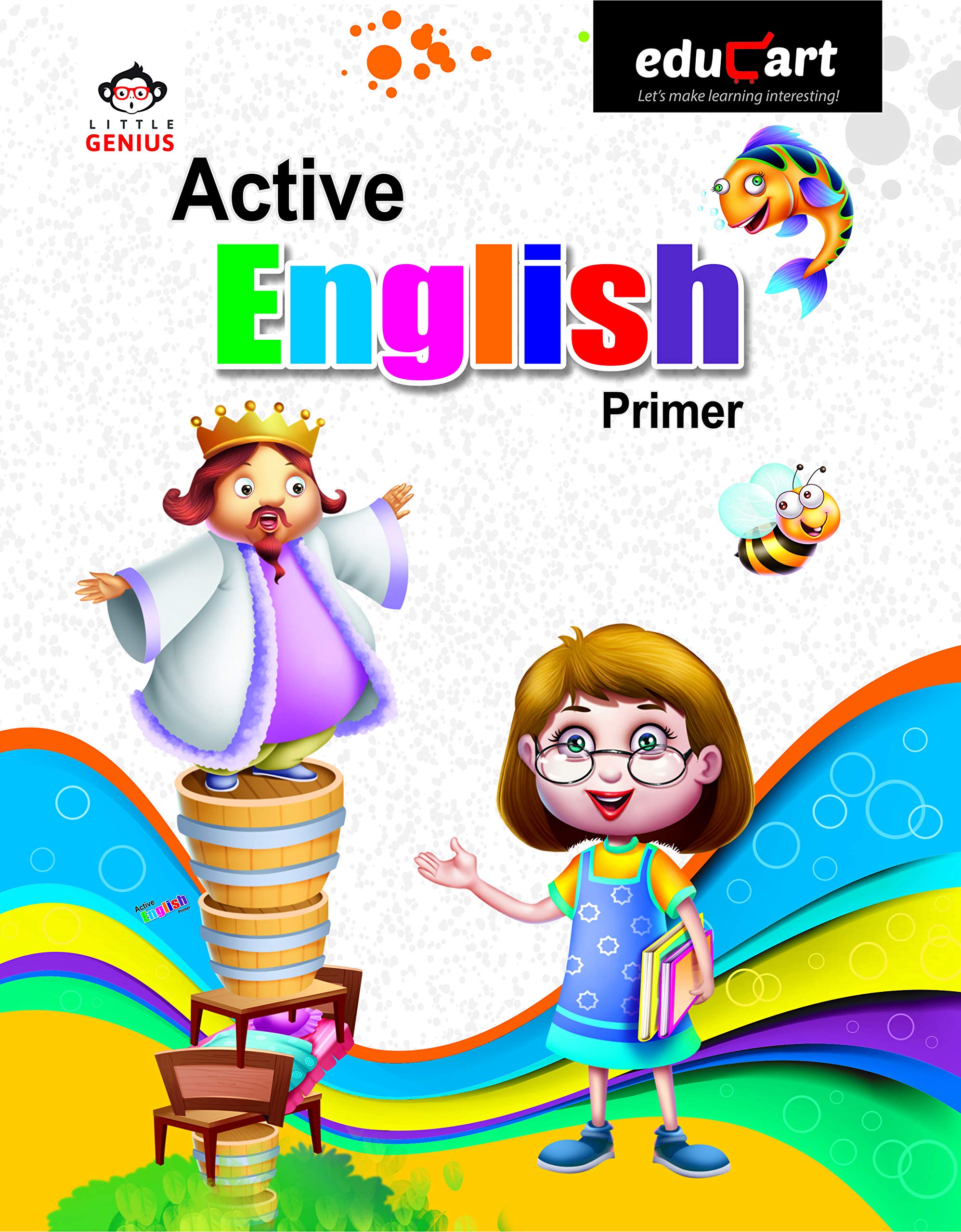 Active English Primer Textbook Level C Little Genius Educart Amazon In Books