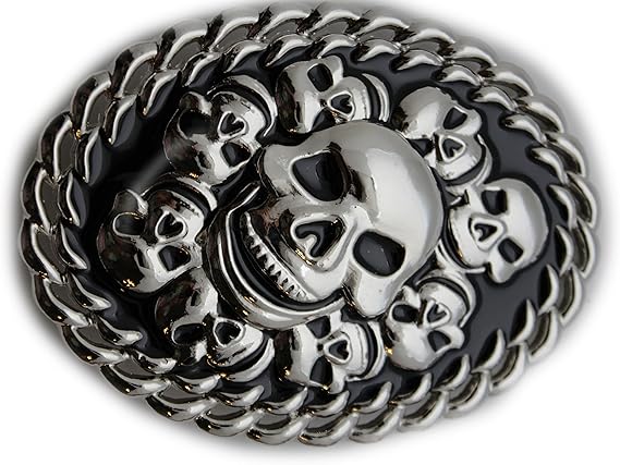 skull belt buckle amazon