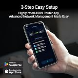 ASUS RT-BE88U Dual-Band WiFi 7 Router AiMesh 10G SFP+ Quad 2.5G 1G Ports view 8