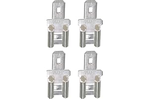 VMAXTANKS QTY4 F2 TO F1 TIN PLATED AGM BATTERY TERMINAL ADAPTER 0.250 TO 0.187