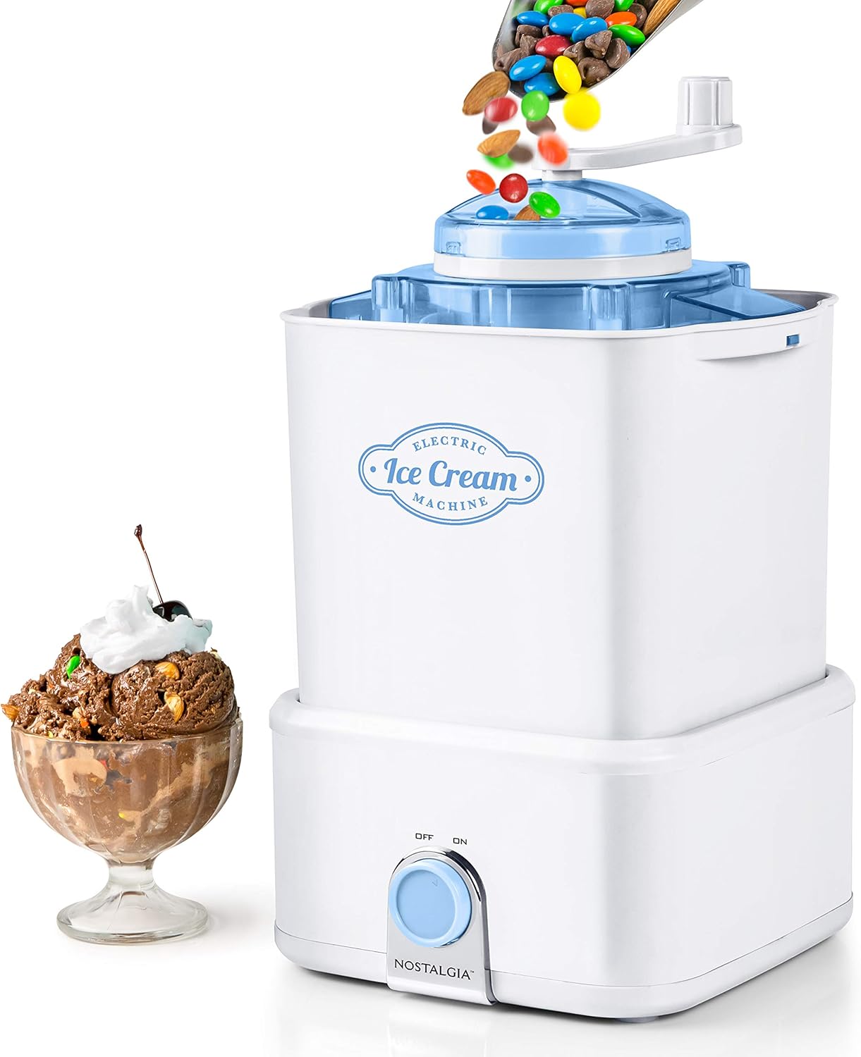 Nostalgia CICM2WB Electric Ice Cream Maker 