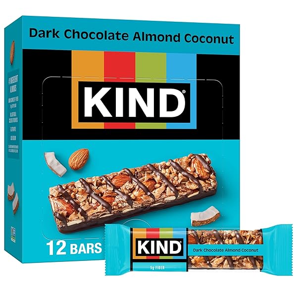 KIND BARS, DARK CHOCOLATE ALMOND & COCONUT, HEALTHY...