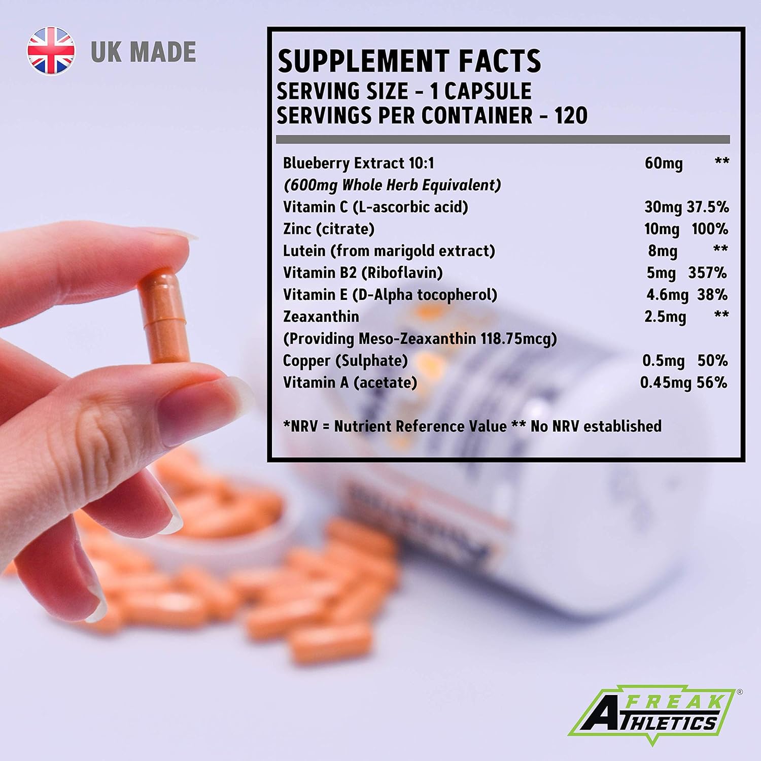 Eye Vitamins With Lutein, Zeaxanthin, Bilberry Supports Eye S - View #9